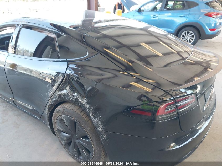 2022 Tesla Model S VIN: 5YJSA1E69NF480265 Lot: 39545548