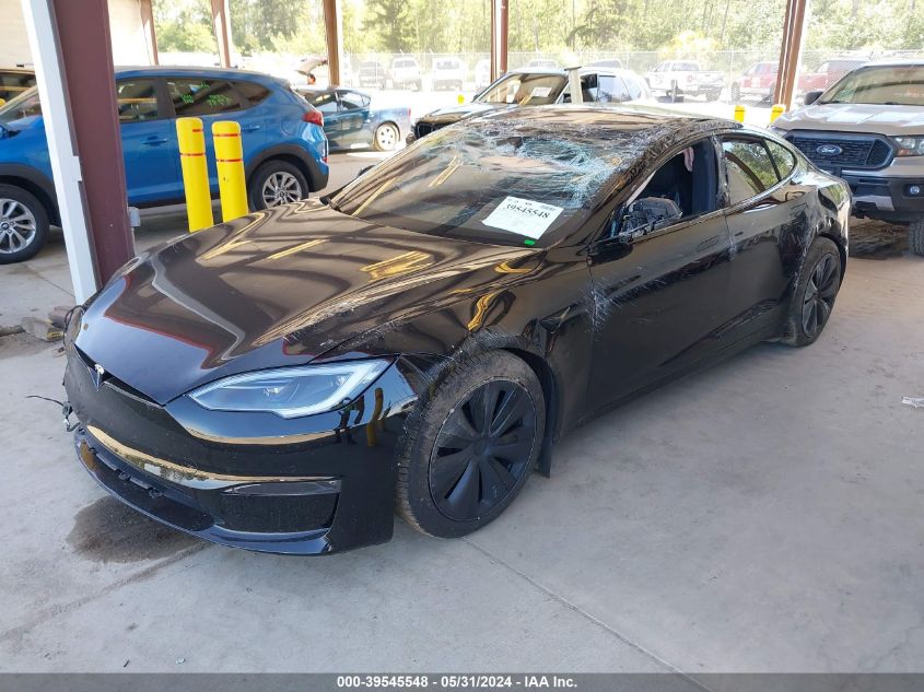 2022 Tesla Model S VIN: 5YJSA1E69NF480265 Lot: 39545548