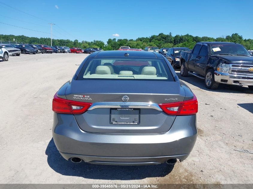 2016 Nissan Maxima 3.5 Platinum/3.5 S/3.5 Sl/3.5 Sr/3.5 Sv VIN: 1N4AA6AP9GC430026 Lot: 39545576