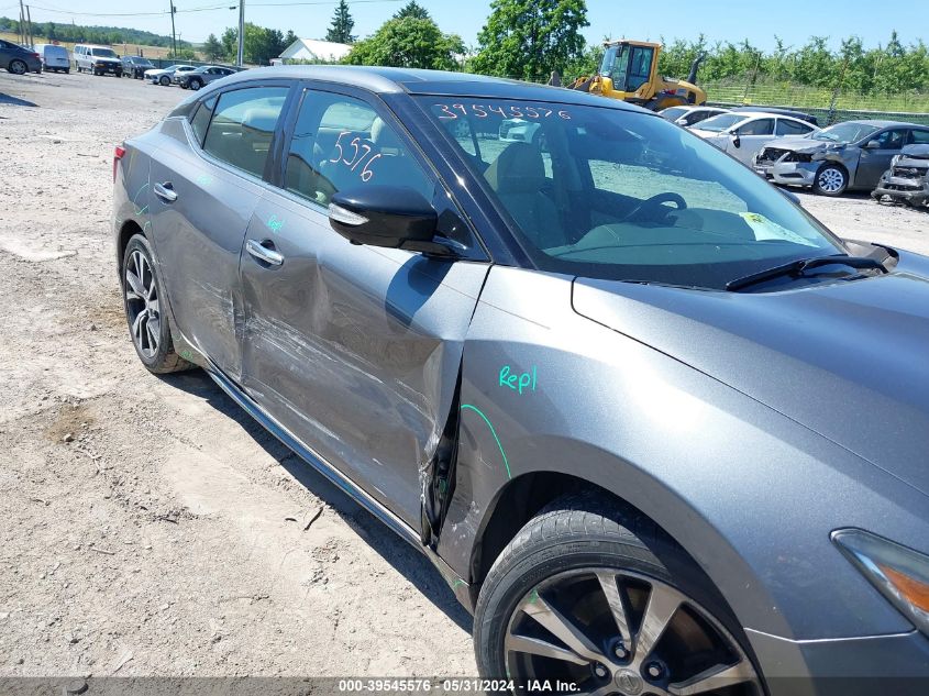 2016 Nissan Maxima 3.5 Platinum/3.5 S/3.5 Sl/3.5 Sr/3.5 Sv VIN: 1N4AA6AP9GC430026 Lot: 39545576