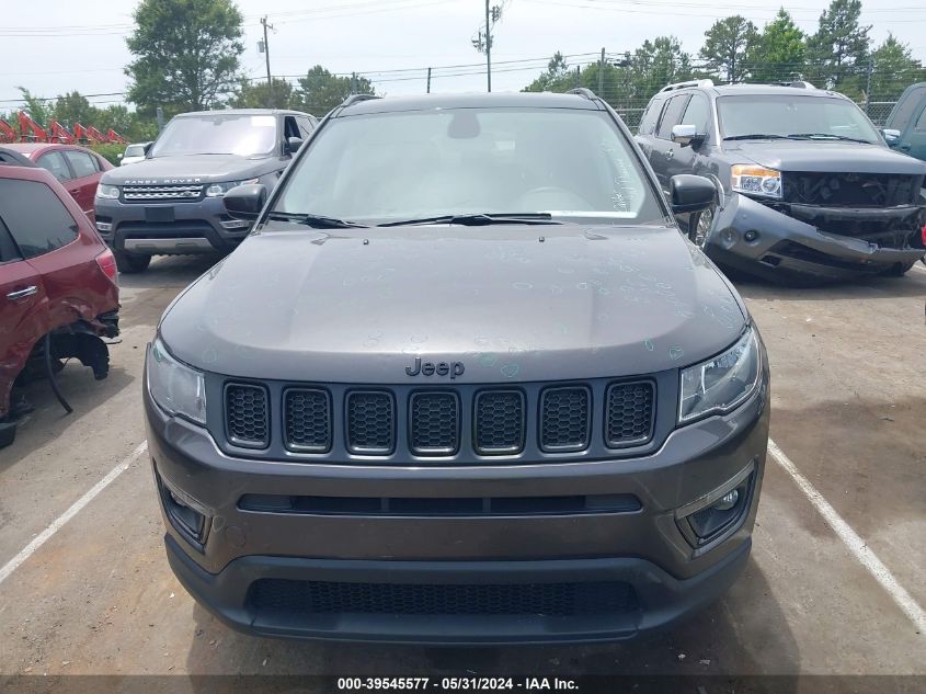 2021 Jeep Compass Altitude Fwd VIN: 3C4NJCBB8MT587155 Lot: 39545577