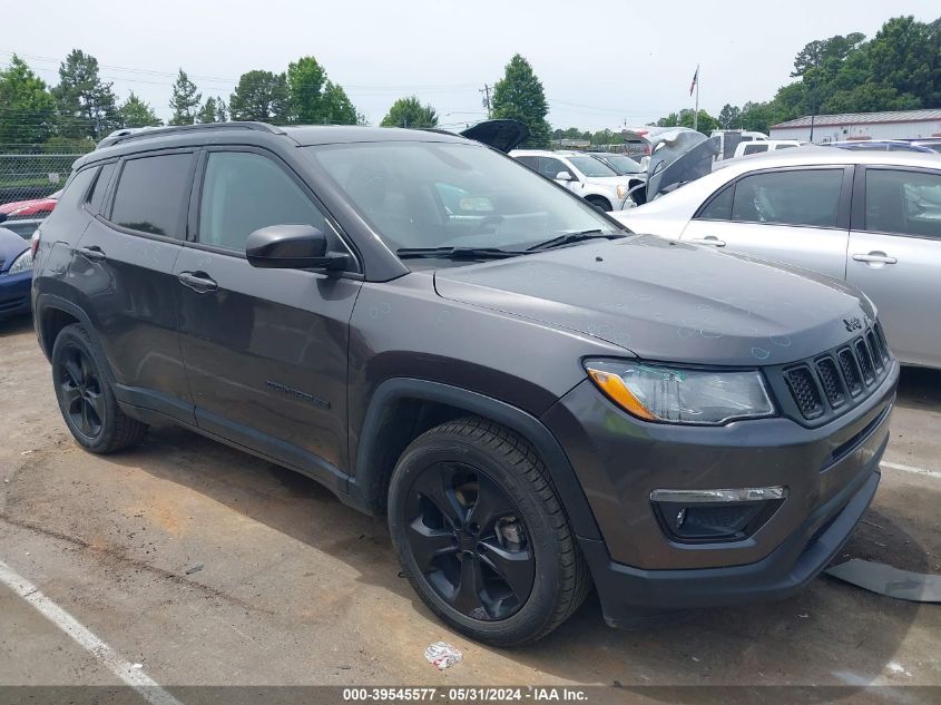 2021 Jeep Compass Altitude Fwd VIN: 3C4NJCBB8MT587155 Lot: 39545577