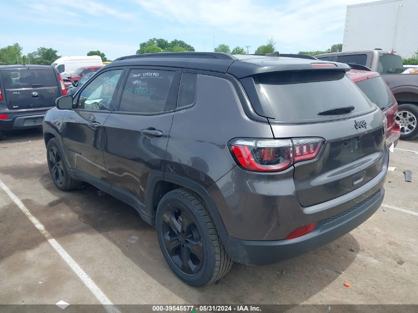 2021 Jeep Compass Altitude Fwd VIN: 3C4NJCBB8MT587155 Lot: 39545577