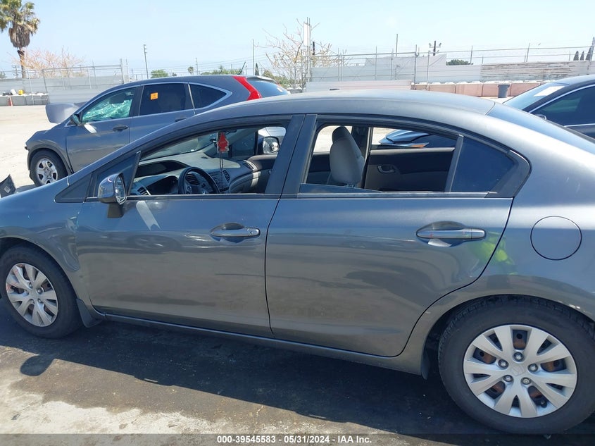 2012 Honda Civic Lx VIN: 19XFB2F58CE372233 Lot: 39545583