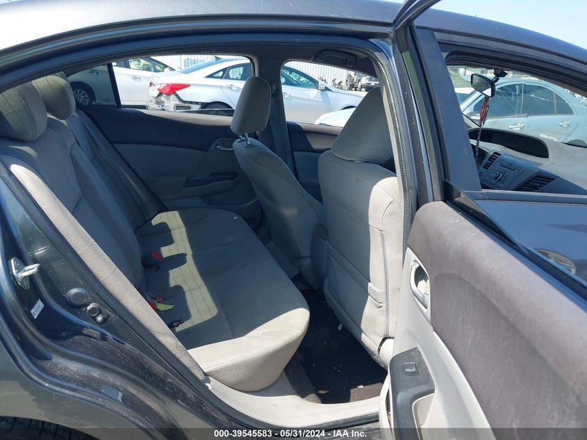 2012 Honda Civic Lx VIN: 19XFB2F58CE372233 Lot: 39545583