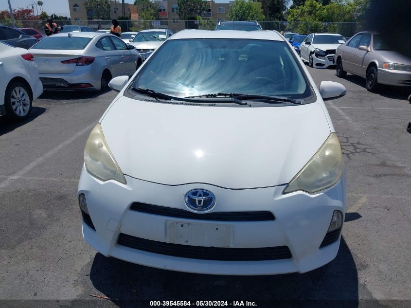 2013 Toyota Prius C One VIN: JTDKDTB34D1549514 Lot: 39545584