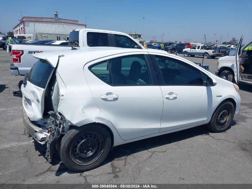 2013 Toyota Prius C One VIN: JTDKDTB34D1549514 Lot: 39545584