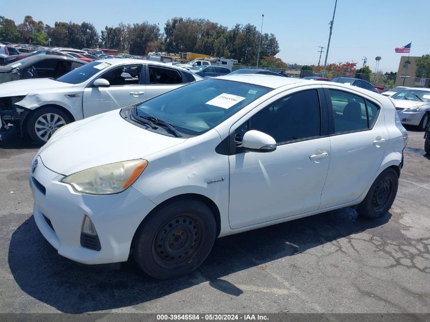 2013 Toyota Prius C One VIN: JTDKDTB34D1549514 Lot: 39545584