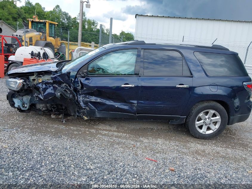 2015 GMC Acadia Sle-2 VIN: 1GKKVPKDXFJ116493 Lot: 39545610