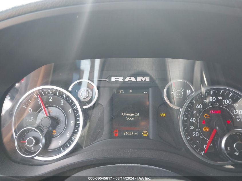 2019 Ram 1500 VIN: 1C6RREFT4KN641614 Lot: 39545617