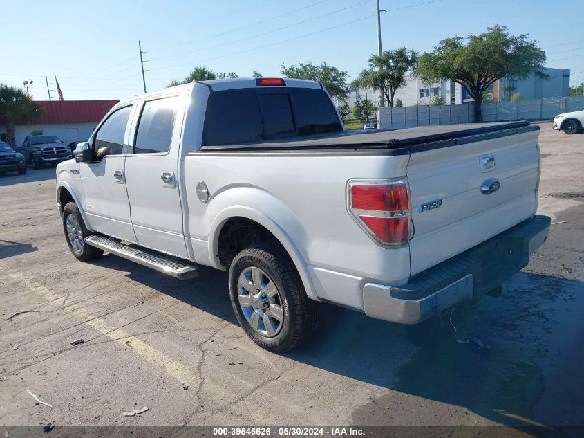 2011 Ford F-150 Lariat VIN: 1FTFW1ET4BFB28968 Lot: 39545626