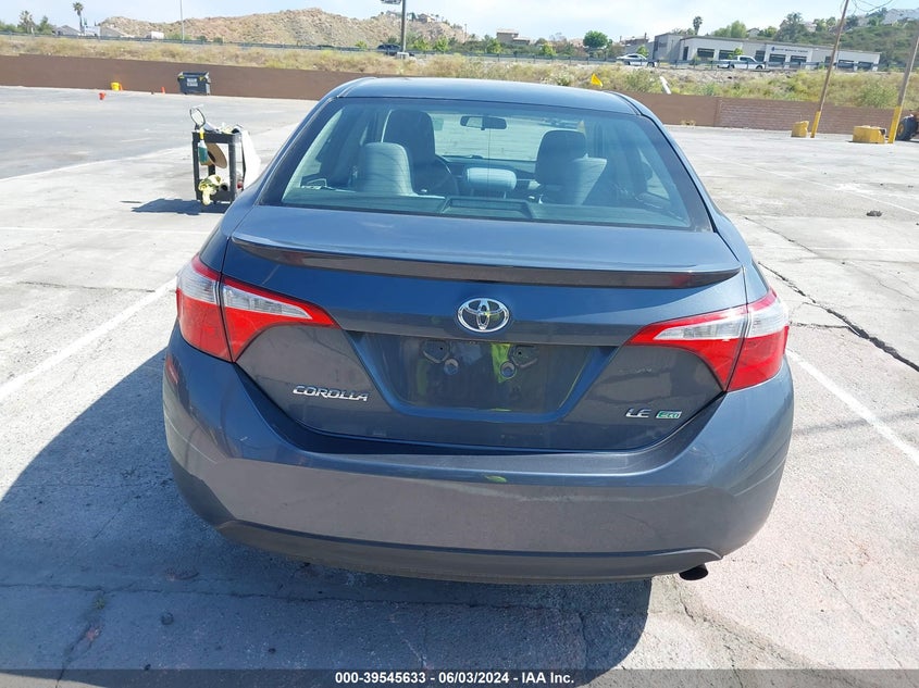 2014 Toyota Corolla Le Eco Plus VIN: 5YFBPRHE1EP028606 Lot: 39545633