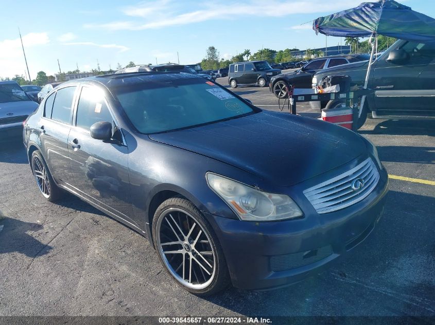 2007 Infiniti G35X VIN: JNKBV61F37M807856 Lot: 39545657