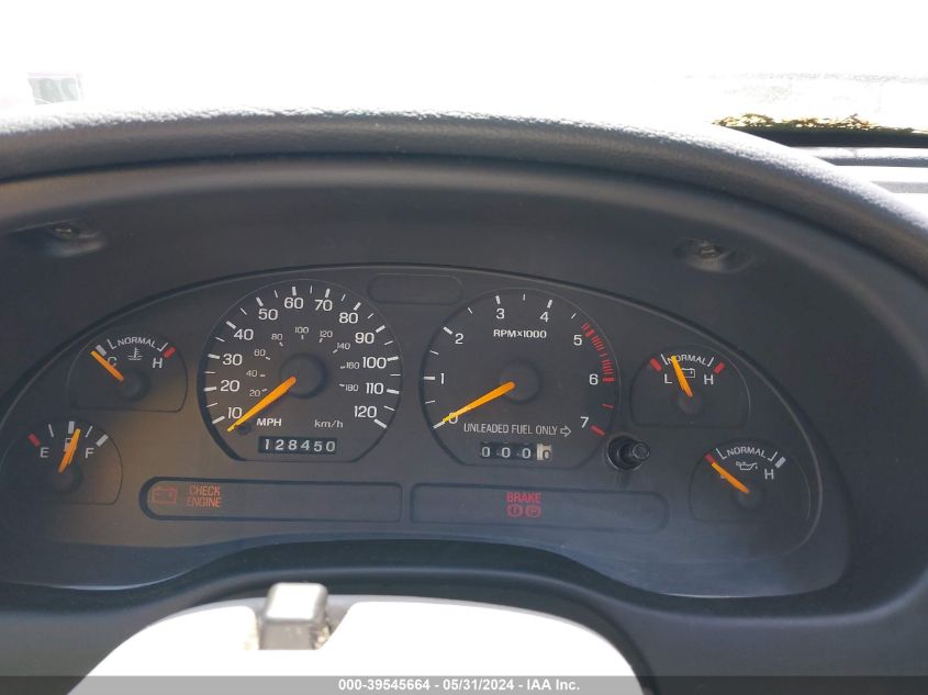 1998 Ford Mustang VIN: 1FAFP4042WF256734 Lot: 39545664