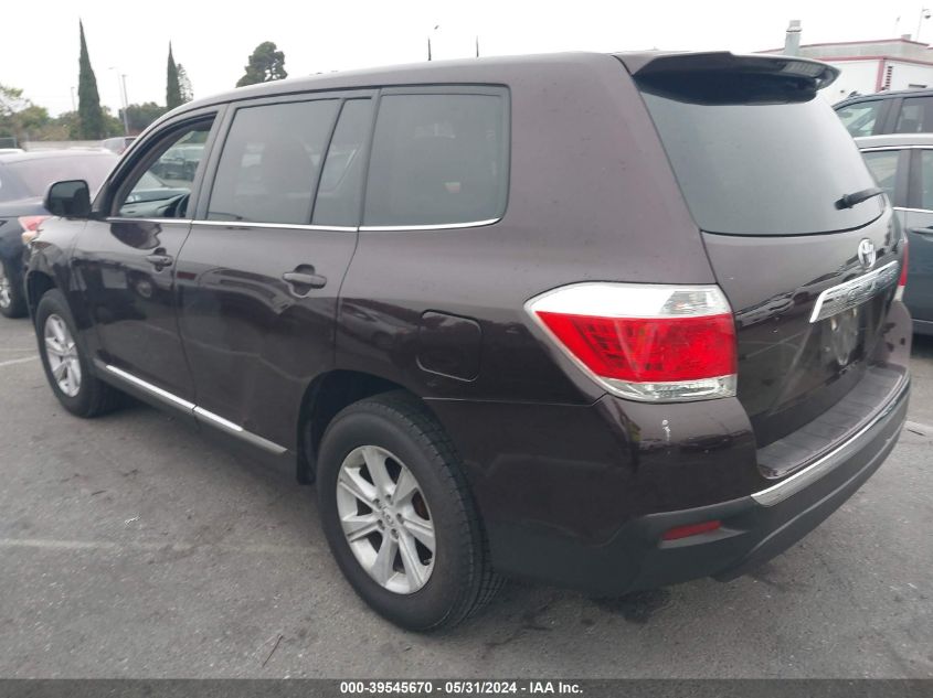 2012 Toyota Highlander VIN: 5TDZA3EH4CS030379 Lot: 39545670