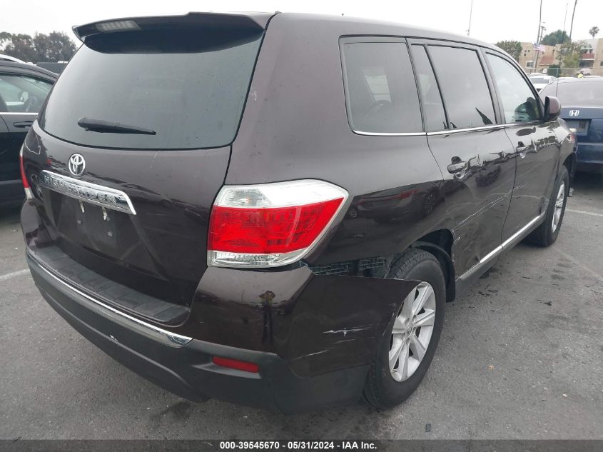 2012 Toyota Highlander VIN: 5TDZA3EH4CS030379 Lot: 39545670