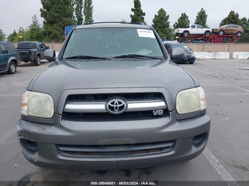 2005 Toyota Sequoia Sr5 V8 VIN: 5TDZT34A65S253251 Lot: 39545681