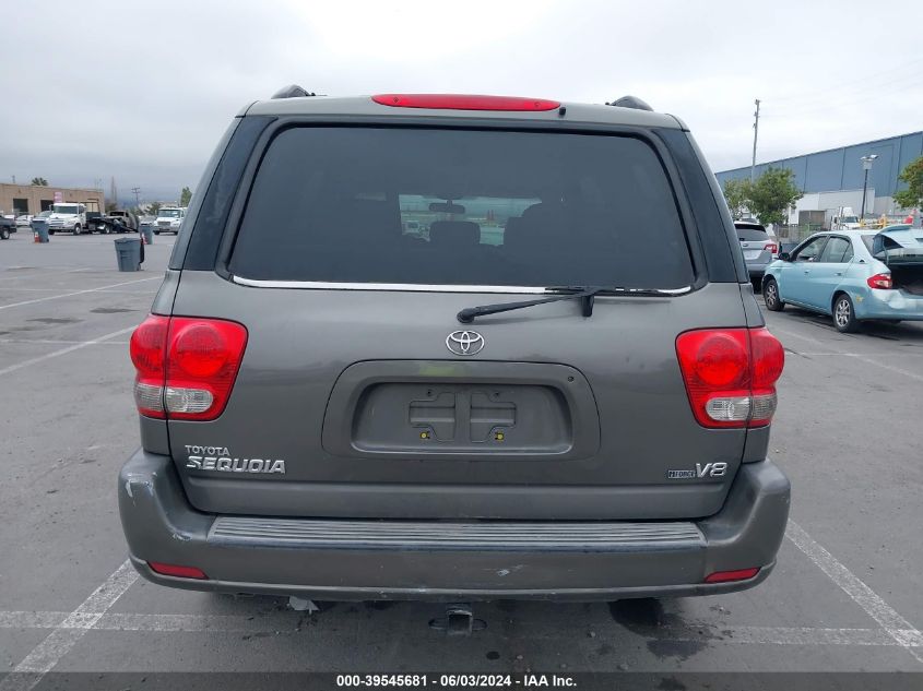 2005 Toyota Sequoia Sr5 V8 VIN: 5TDZT34A65S253251 Lot: 39545681