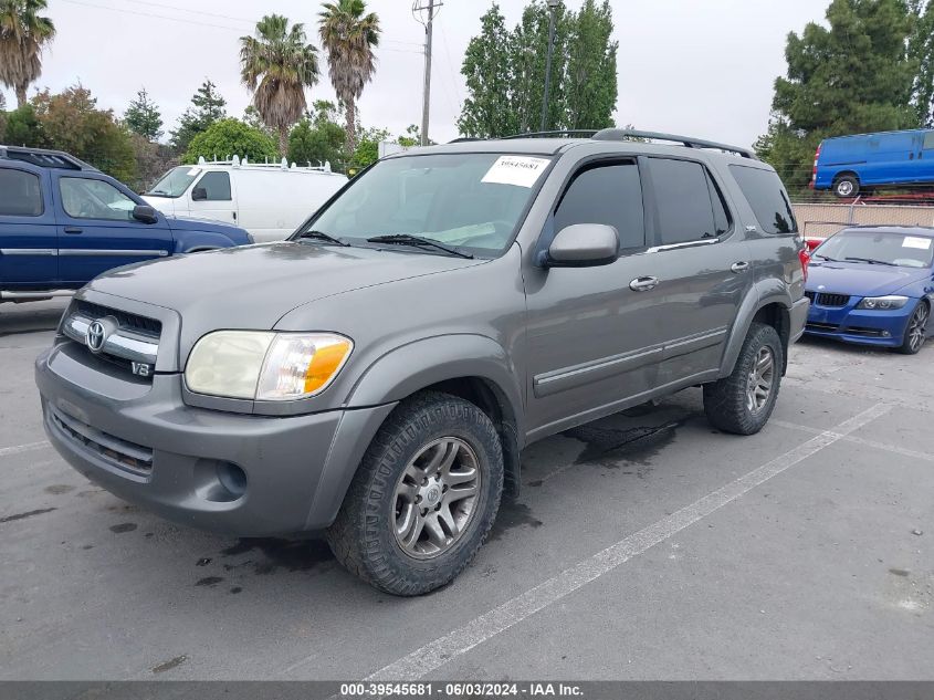 2005 Toyota Sequoia Sr5 V8 VIN: 5TDZT34A65S253251 Lot: 39545681