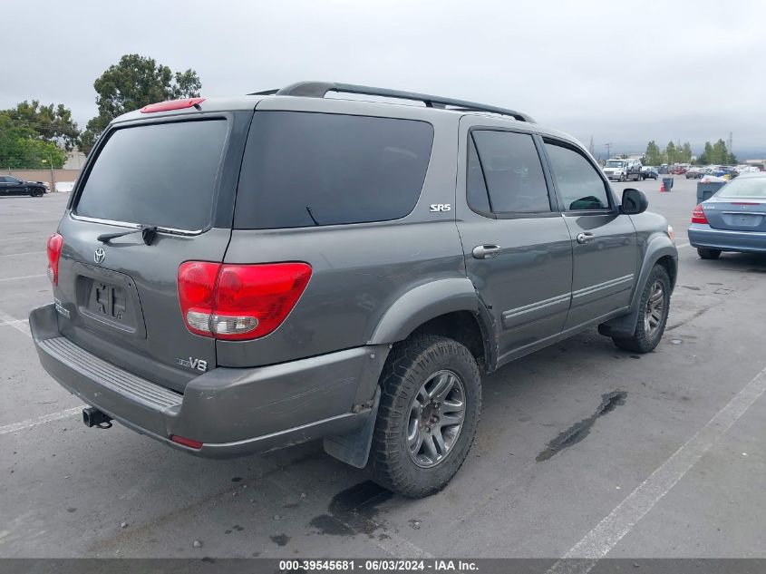 2005 Toyota Sequoia Sr5 V8 VIN: 5TDZT34A65S253251 Lot: 39545681