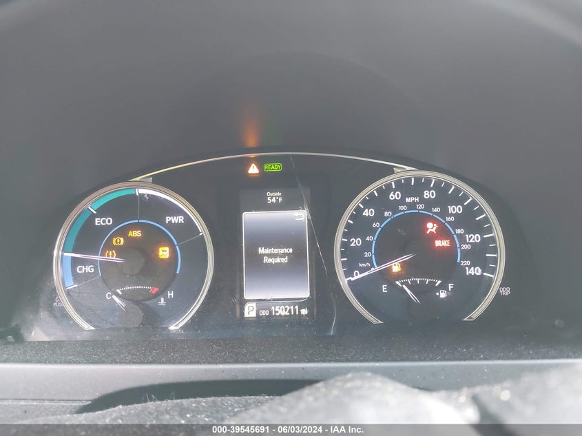 2016 Toyota Camry Hybrid Le VIN: 4T1BD1FK0GU177013 Lot: 39545691