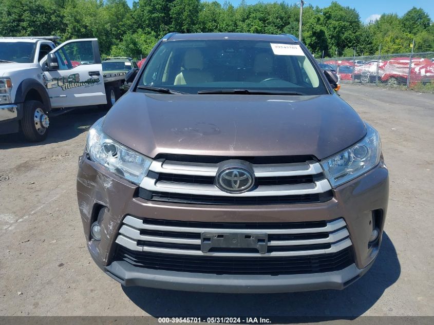 2018 Toyota Highlander Xle VIN: 5TDJZRFH6JS829049 Lot: 39545701
