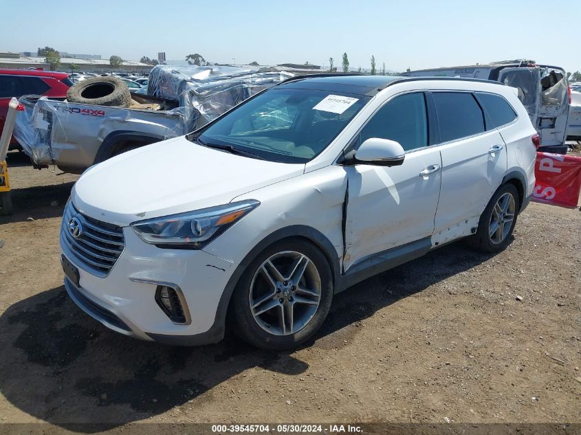 2017 Hyundai Santa Fe Se Ultimate VIN: KM8SR4HF2HU228211 Lot: 39545704