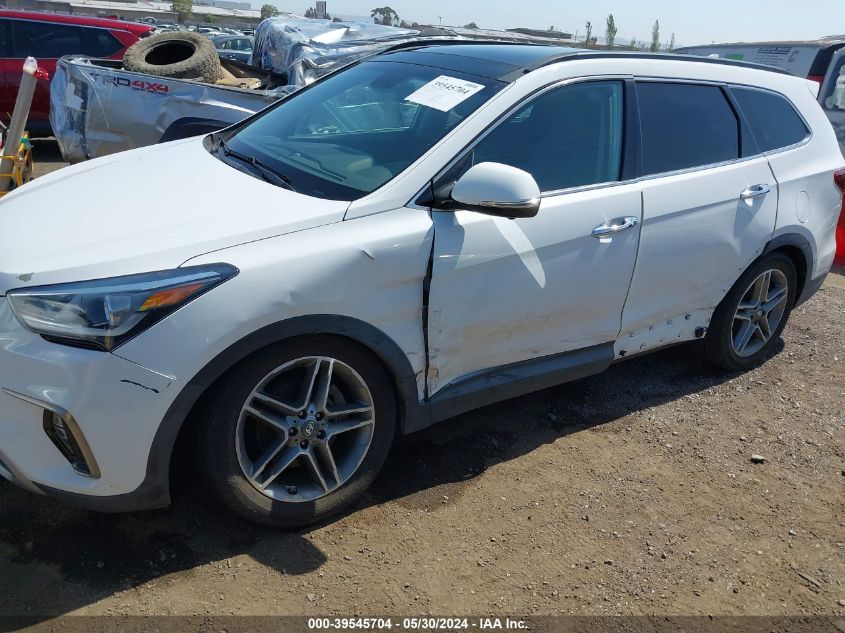 2017 Hyundai Santa Fe Se Ultimate VIN: KM8SR4HF2HU228211 Lot: 39545704