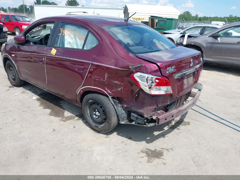 2019 Mitsubishi Mirage G4 Es VIN: ML32F3FJXKHF04218 Lot: 39545705