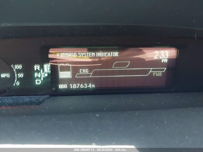 2010 Toyota Prius V VIN: JTDKN3DU4A0011836 Lot: 39545714