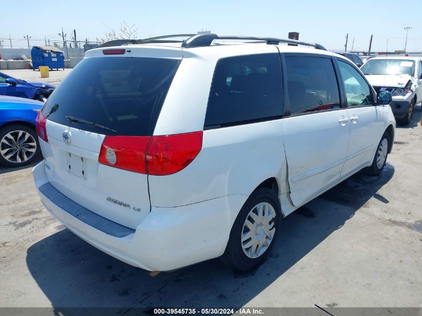 2007 Toyota Sienna Le VIN: 5TDZK23C47S052774 Lot: 39545735