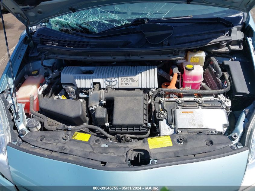 2012 Toyota Prius Four VIN: JTDKN3DU8C1532040 Lot: 39545755