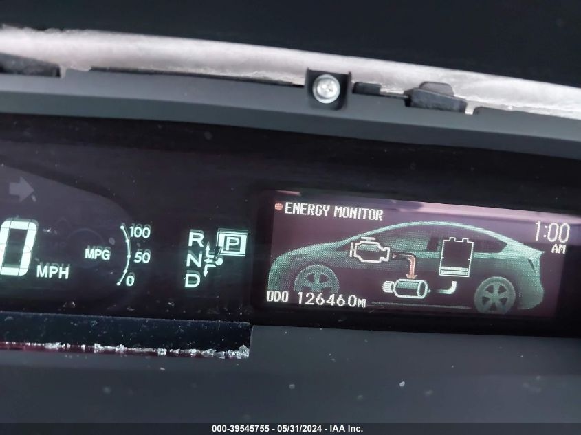 2012 Toyota Prius Four VIN: JTDKN3DU8C1532040 Lot: 39545755