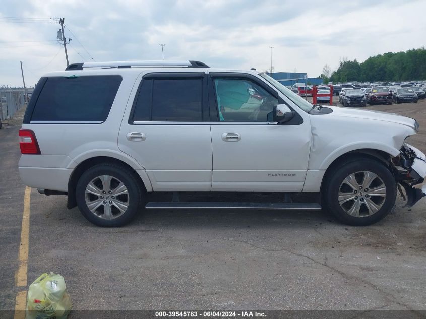 2016 Ford Expedition Platinum VIN: 1FMJU1MT2GEF36315 Lot: 39545783