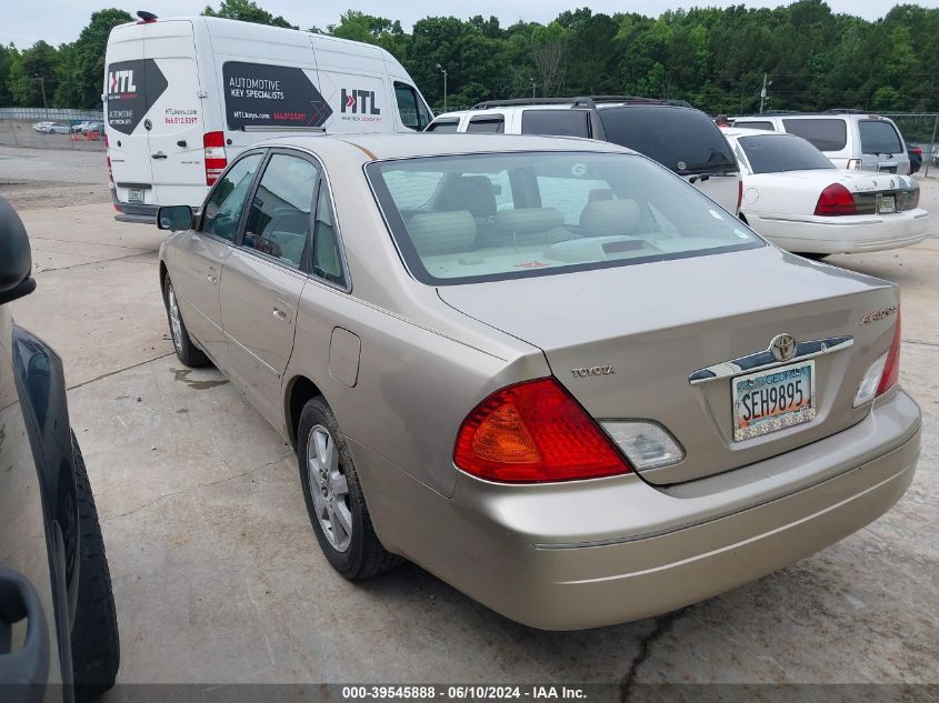 2000 Toyota Avalon Xls VIN: 4T1BF28B7YU032629 Lot: 39545888