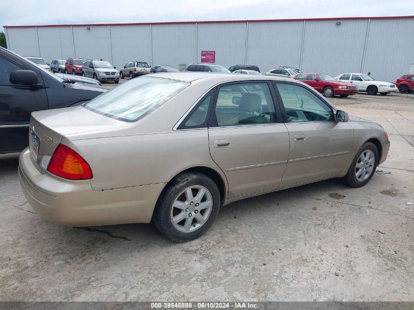 2000 Toyota Avalon Xls VIN: 4T1BF28B7YU032629 Lot: 39545888