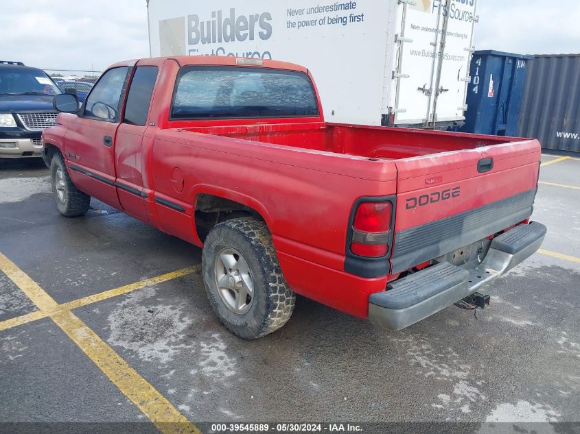 1999 Dodge Ram 1500 St VIN: 3B7HC13Z3XM599591 Lot: 39545889