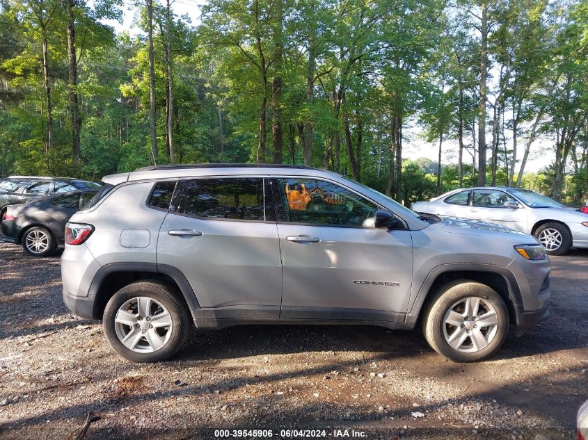 2022 Jeep Compass Latitude 4X4 VIN: 3C4NJDBB9NT152958 Lot: 39545906