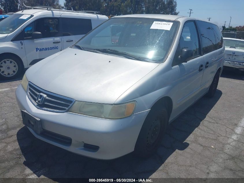 2002 Honda Odyssey Lx VIN: 2HKRL18572H506998 Lot: 39545919