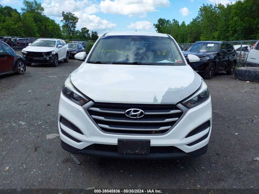 2018 Hyundai Tucson Se VIN: KM8J2CA44JU651168 Lot: 39545936