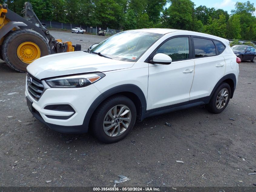 2018 Hyundai Tucson Se VIN: KM8J2CA44JU651168 Lot: 39545936