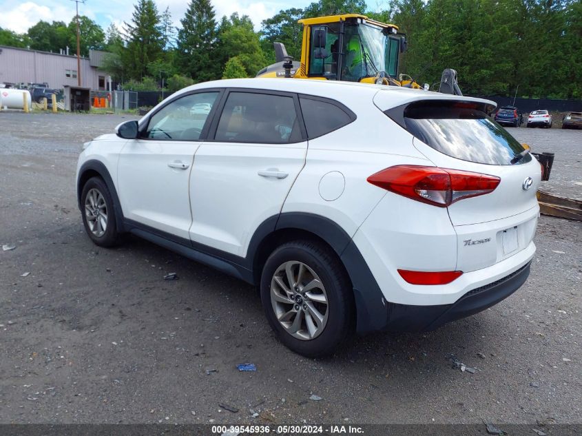 2018 Hyundai Tucson Se VIN: KM8J2CA44JU651168 Lot: 39545936