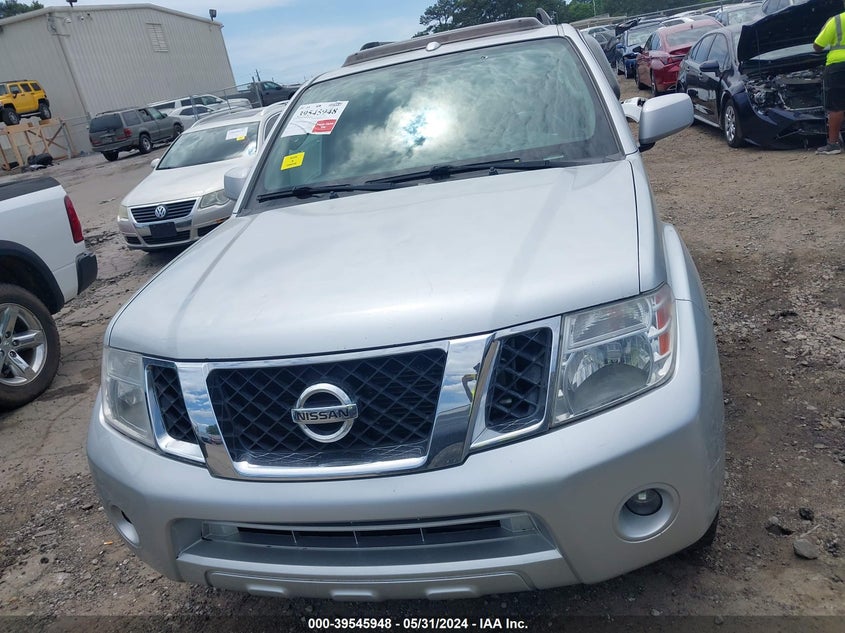 2012 Nissan Pathfinder Silver VIN: 5N1AR1NN6CC629121 Lot: 39545948