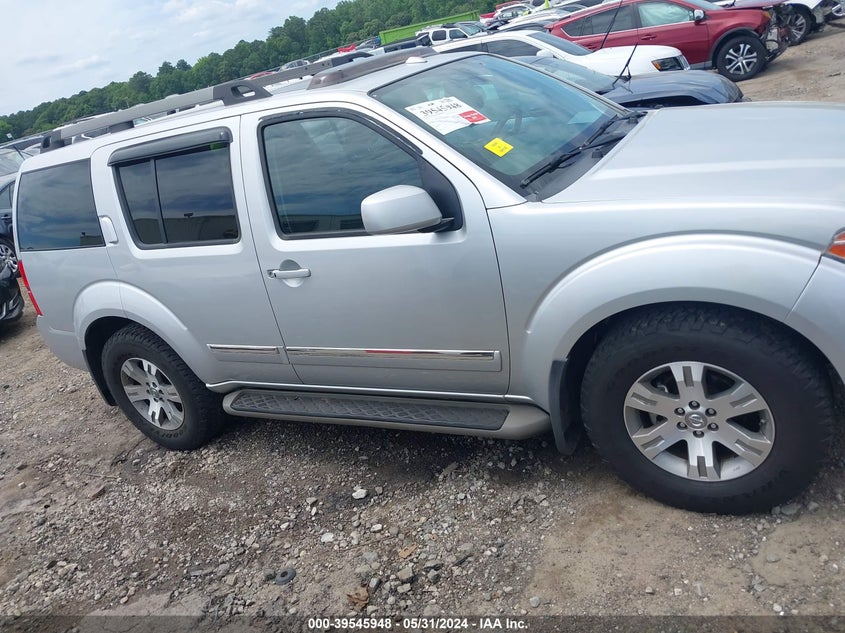 2012 Nissan Pathfinder Silver VIN: 5N1AR1NN6CC629121 Lot: 39545948