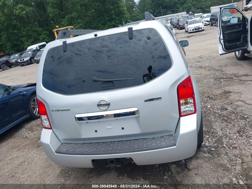 2012 Nissan Pathfinder Silver VIN: 5N1AR1NN6CC629121 Lot: 39545948