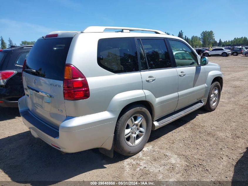 2005 Lexus Gx 470 VIN: JTJBT20X750082984 Lot: 39545958