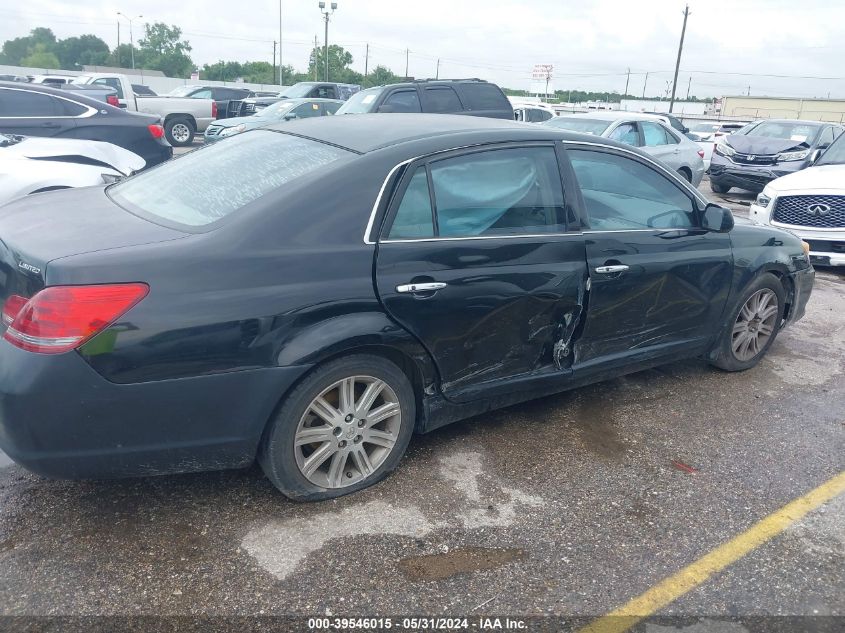 2008 Toyota Avalon Limited VIN: 4T1BK36B48U257692 Lot: 39546015