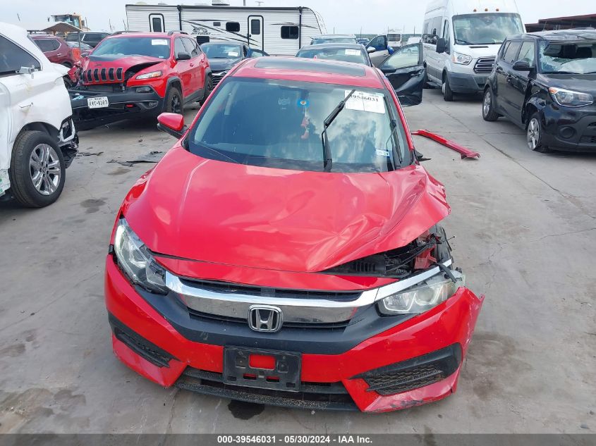 2018 Honda Civic Ex VIN: 2HGFC2F76JH598563 Lot: 39546031