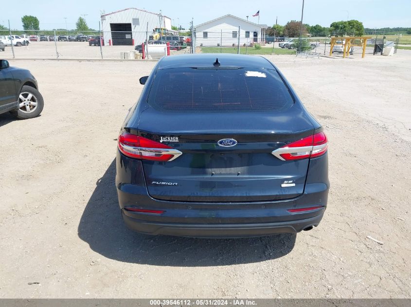 2020 Ford Fusion Se VIN: 3FA6P0HD7LR123138 Lot: 39546112