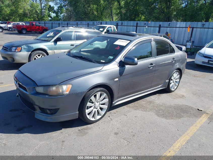 2008 Mitsubishi Lancer Gts VIN: JA3AU86U78U014224 Lot: 39546153